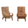 Pair of Contino model armchairs by Yngve Ekström circa 1970
