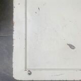 Folding iron side table