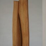 Large Wooden Sculpture "Joy" by Ole Wettergren, Modern Danish, 1980s
