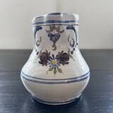 Blue floral decor pitcher