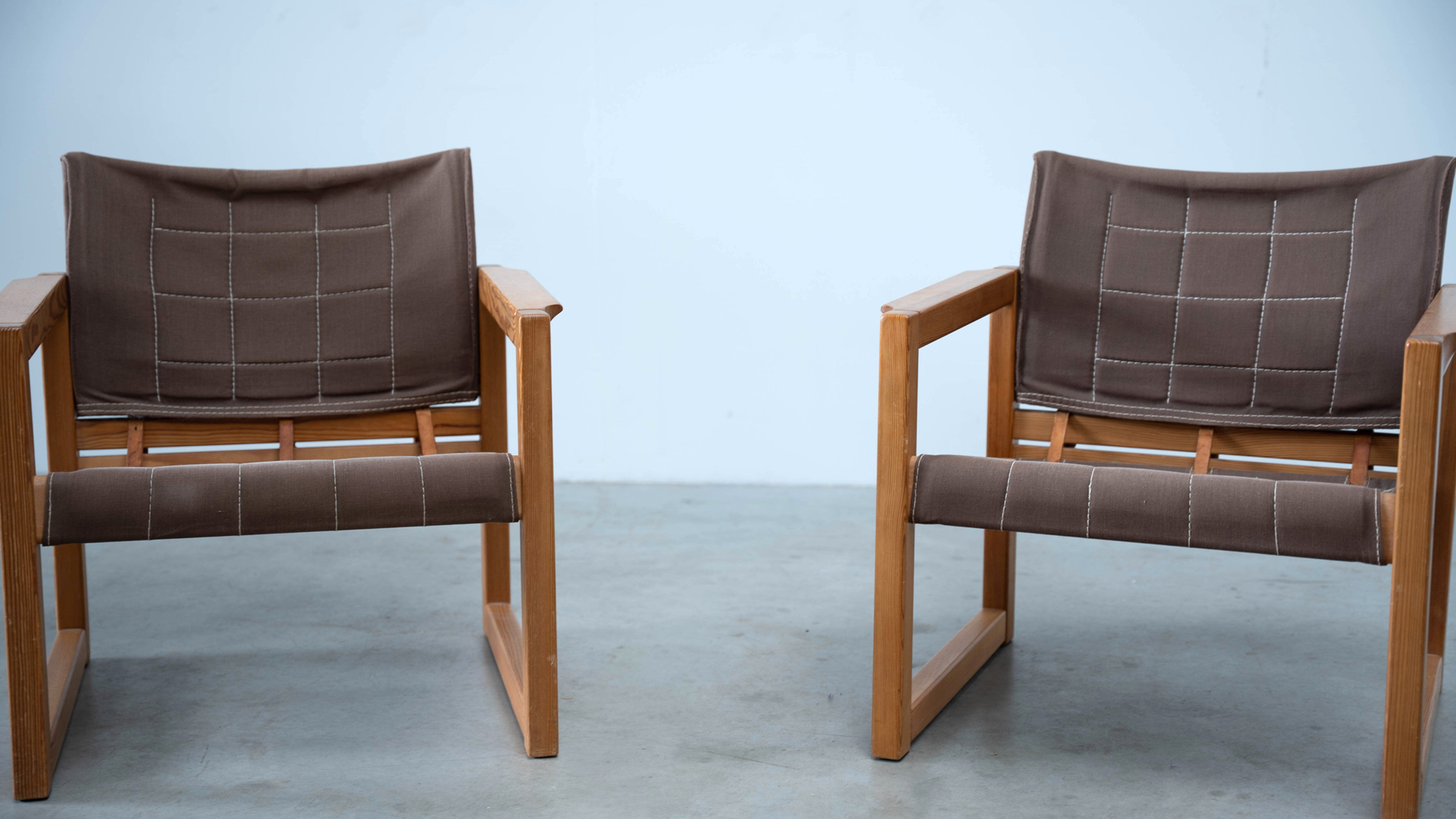 Ensemble de deux fauteuils lounge Diana par Karin Möbring pour Ikea