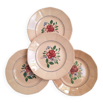 Dessert plates Digoin & Sarreguemines