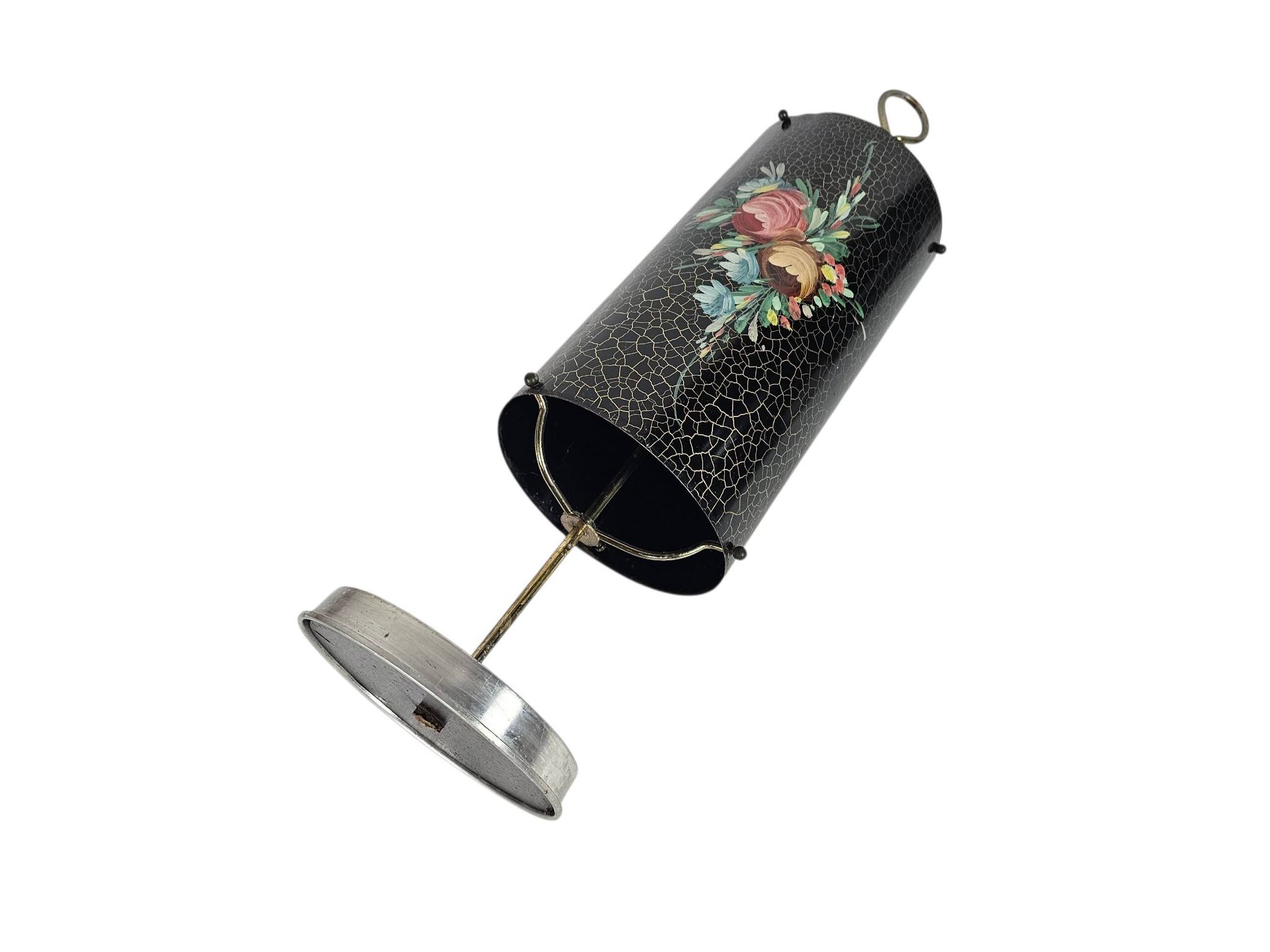 Dutch design - Umbrella bin (or umbrella stand) - hand-painted - enamel