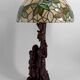Lampe sculpturale « Don Quichotte, Sancho Panza », Forêt-Noire, vers 1950