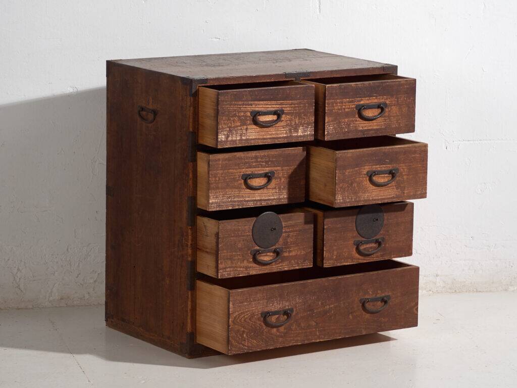 Antique Japanese tansu – Meiji/Taishō period (c.1868-1926) #88