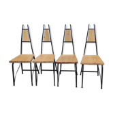 Série de 4 chaises vintage