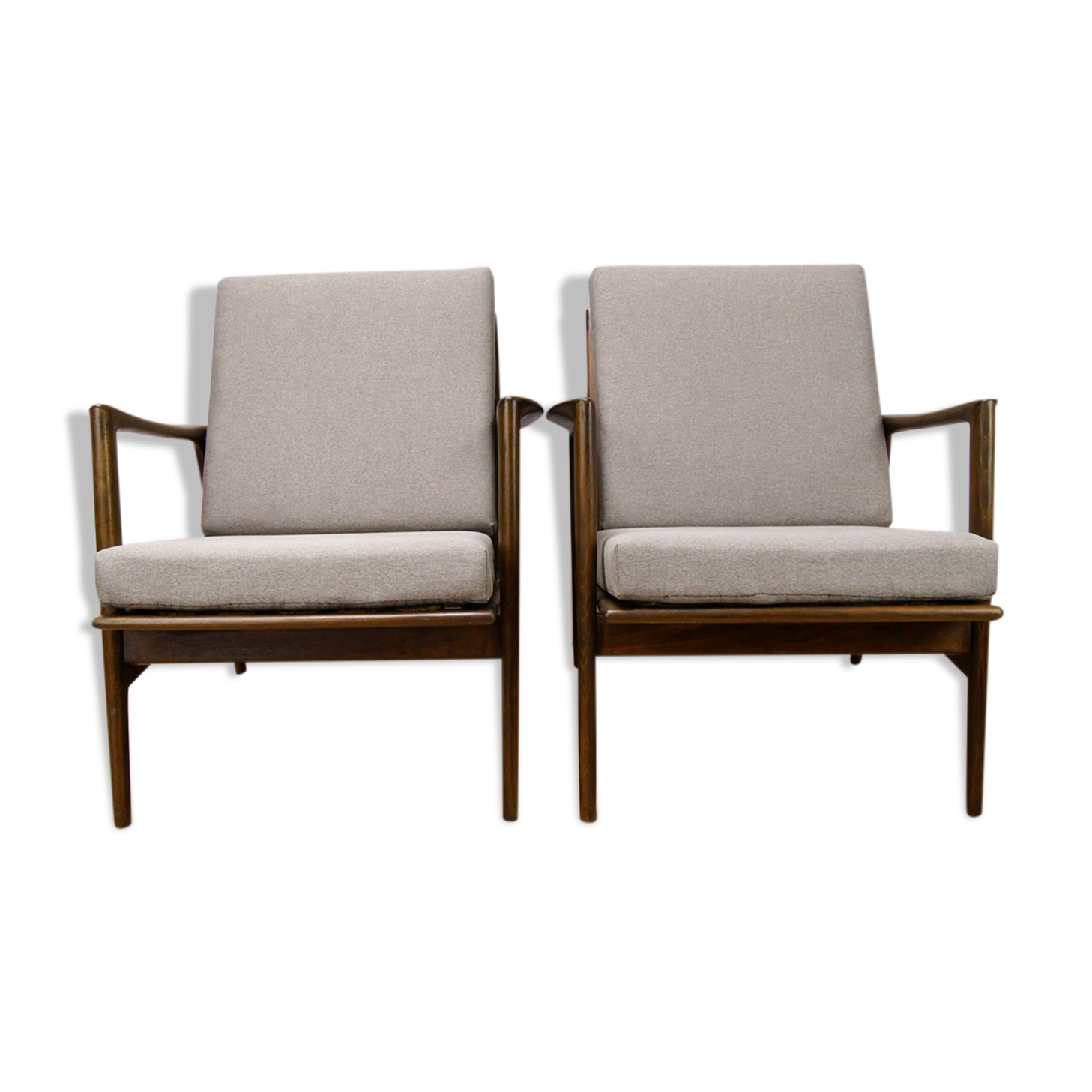 Model 300-139 Armchairs by Swarzędzka, 1960s, Set of 2