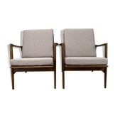 Model 300-139 Armchairs by Swarzędzka, 1960s, Set of 2