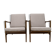 Model 300-139 Armchairs by Swarzędzka, 1960s, Set of 2