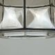 glashuette limburg hanging LAMP 1960's 70's glass pendant light model P292