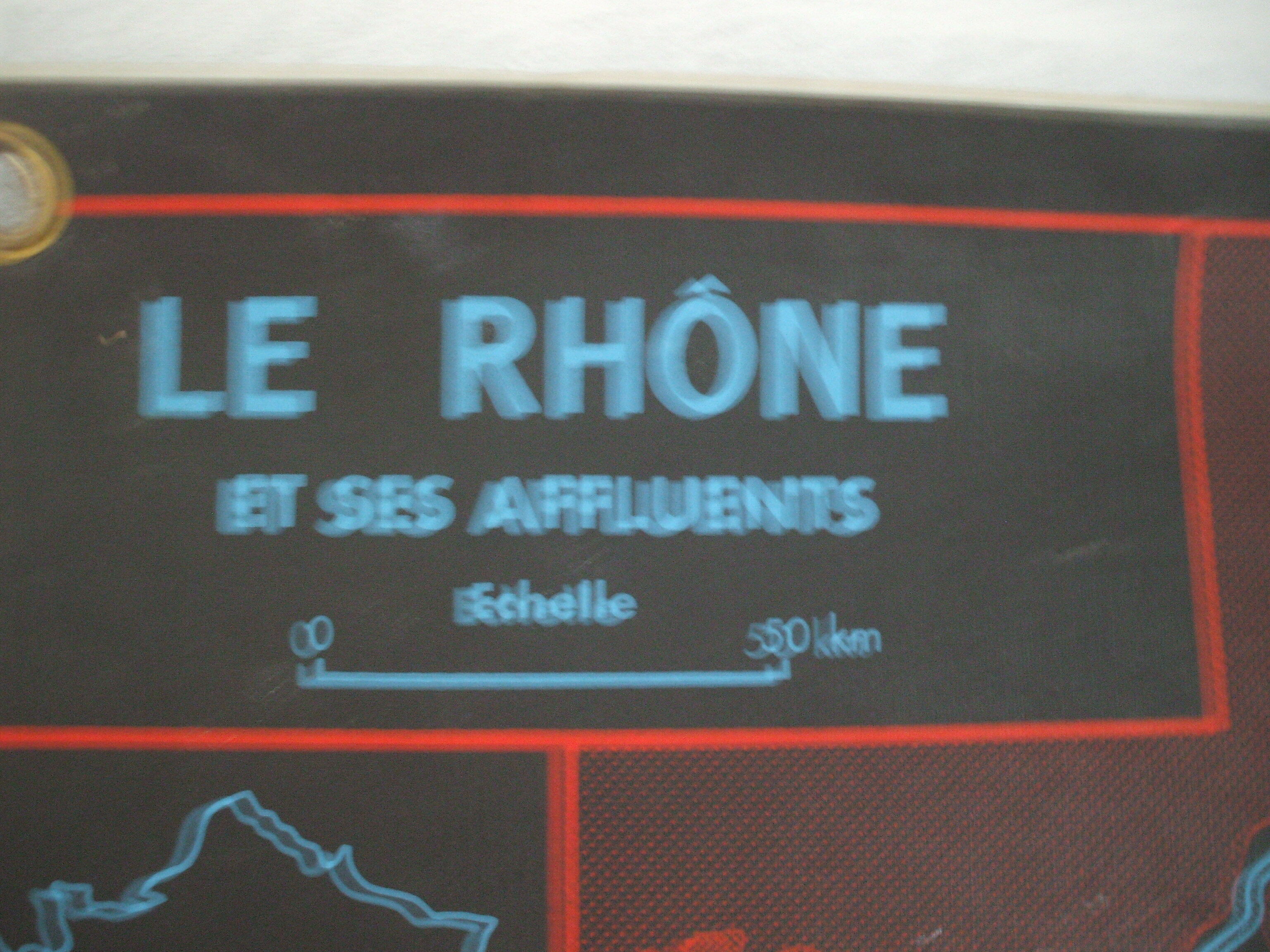 School poster railway / Rhône