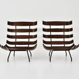 Costela armchairs by Martin Eisler & Carlo Hauner for Forma, 1950s, set of 2