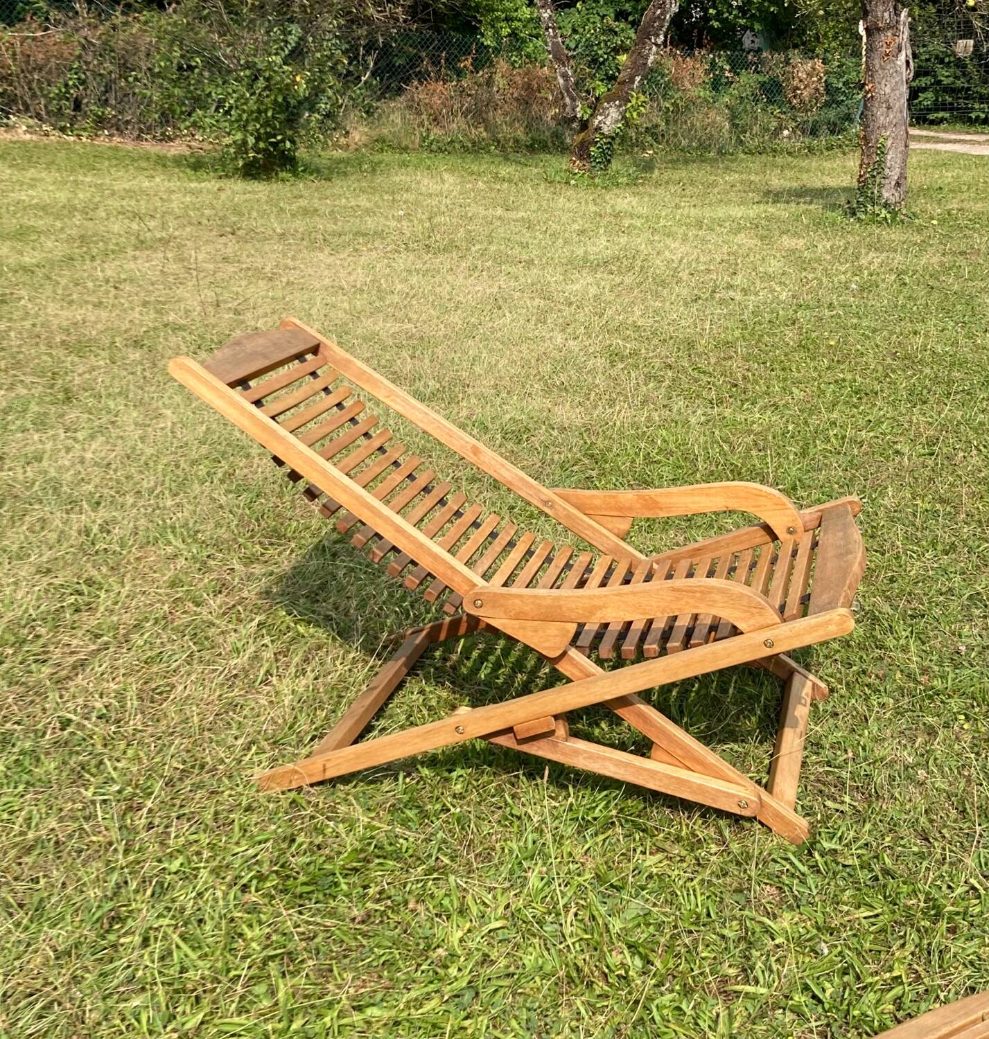 Chaises longues Bain de soleil Scandinave Vintage made in Danemark