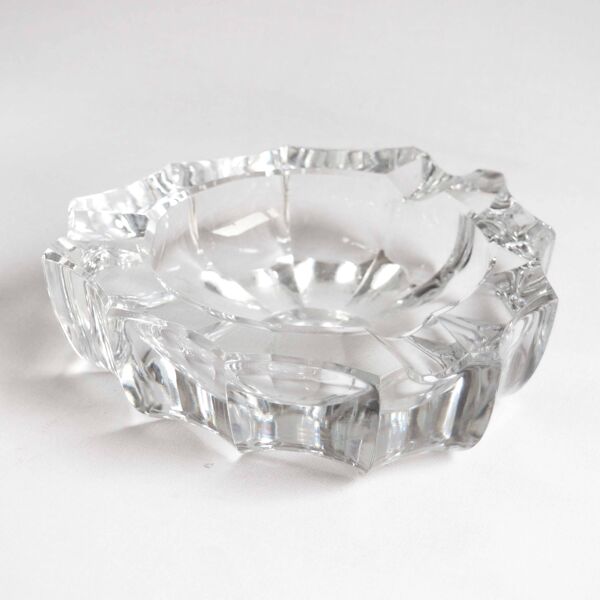 Cendrier cristal triangle taillé