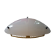 Plafonnier en plexiglas et métal grillagé fifties