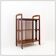 Art Deco shelf - Magazine rack on wheels