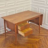 Danish modern teak desk designed by Aksel vaBoll Jensen