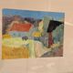 Original Swedish Water Colour – “Landscape” By Svan Grandin – Vintage & Framed – 43 × 36 Cm (16.9" × 14.2")