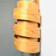 Pine Veneer Curved Wall Lamp By Unknown Designer, Sweden 1970S