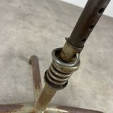 Industrial style adjustable workshop stool