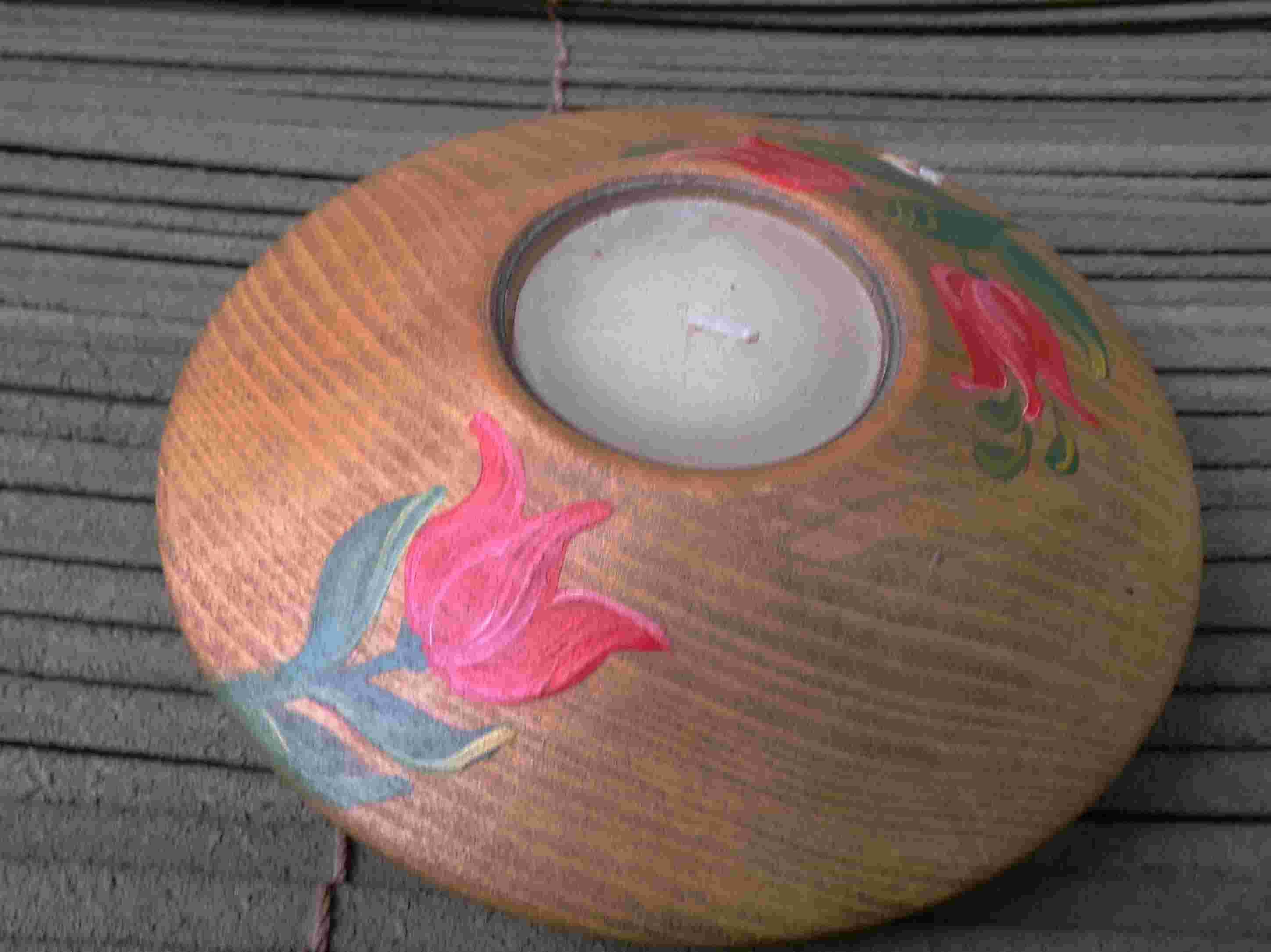 Vintage wooden lantern