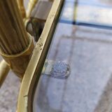 Golden brass cart