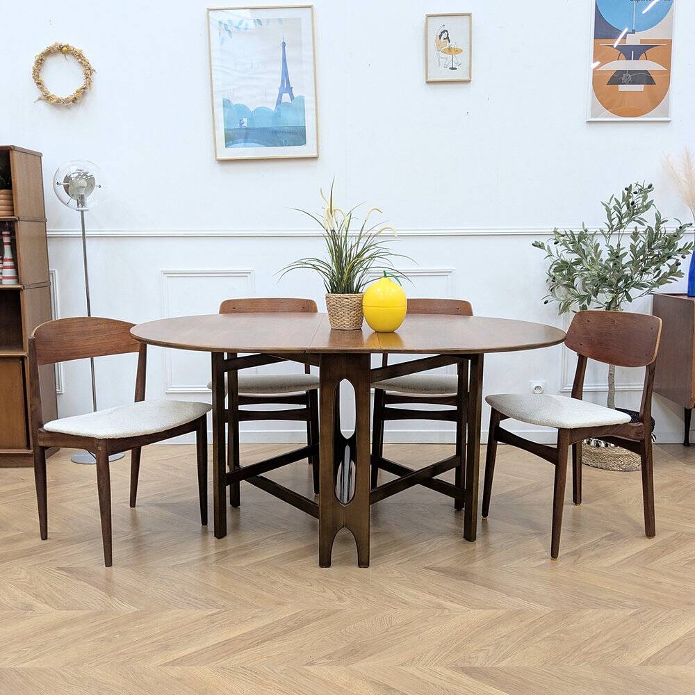 Modular Scandinavian table by Bendt Winge