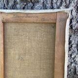 Oil on canvas "Étang Baron"