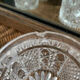 4 crystal whiskey glasses