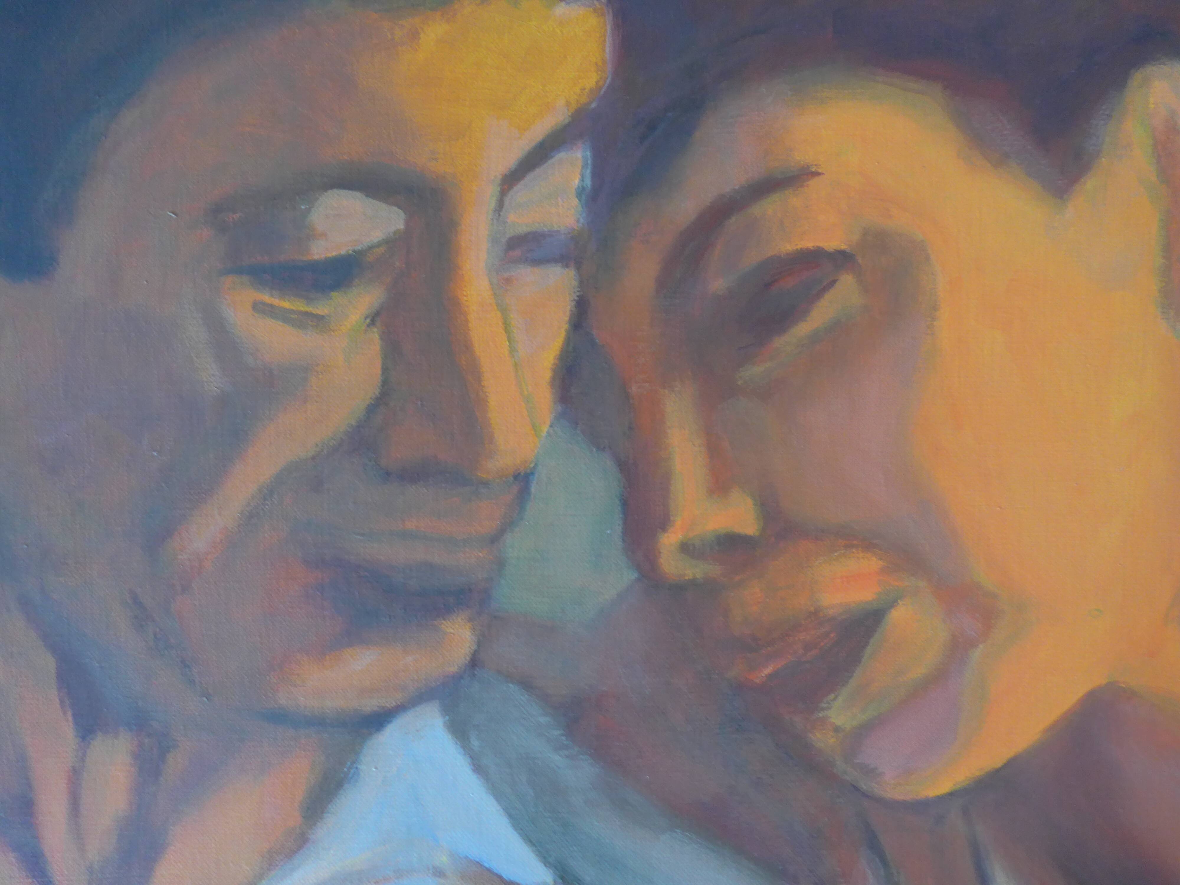 Canvas couple portrait