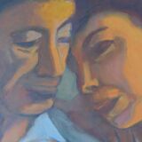 Canvas couple portrait
