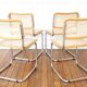 4 Cesca B32 Breuer Chairs Made in Italy - Seat caning redone