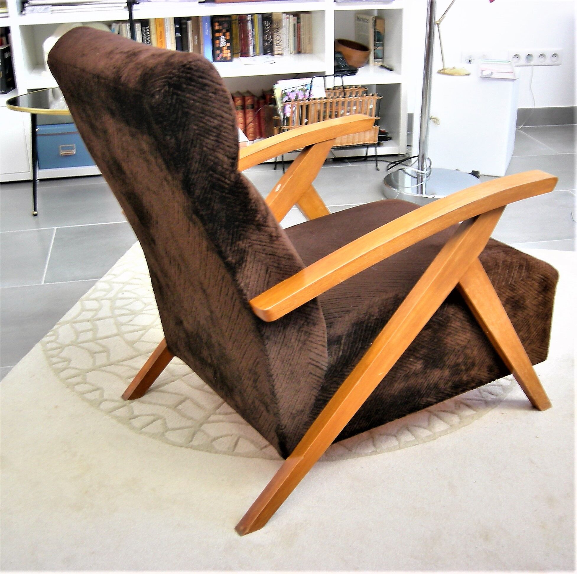 Chair of the years 50-60 frame wood