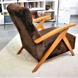 Chair of the years 50-60 frame wood