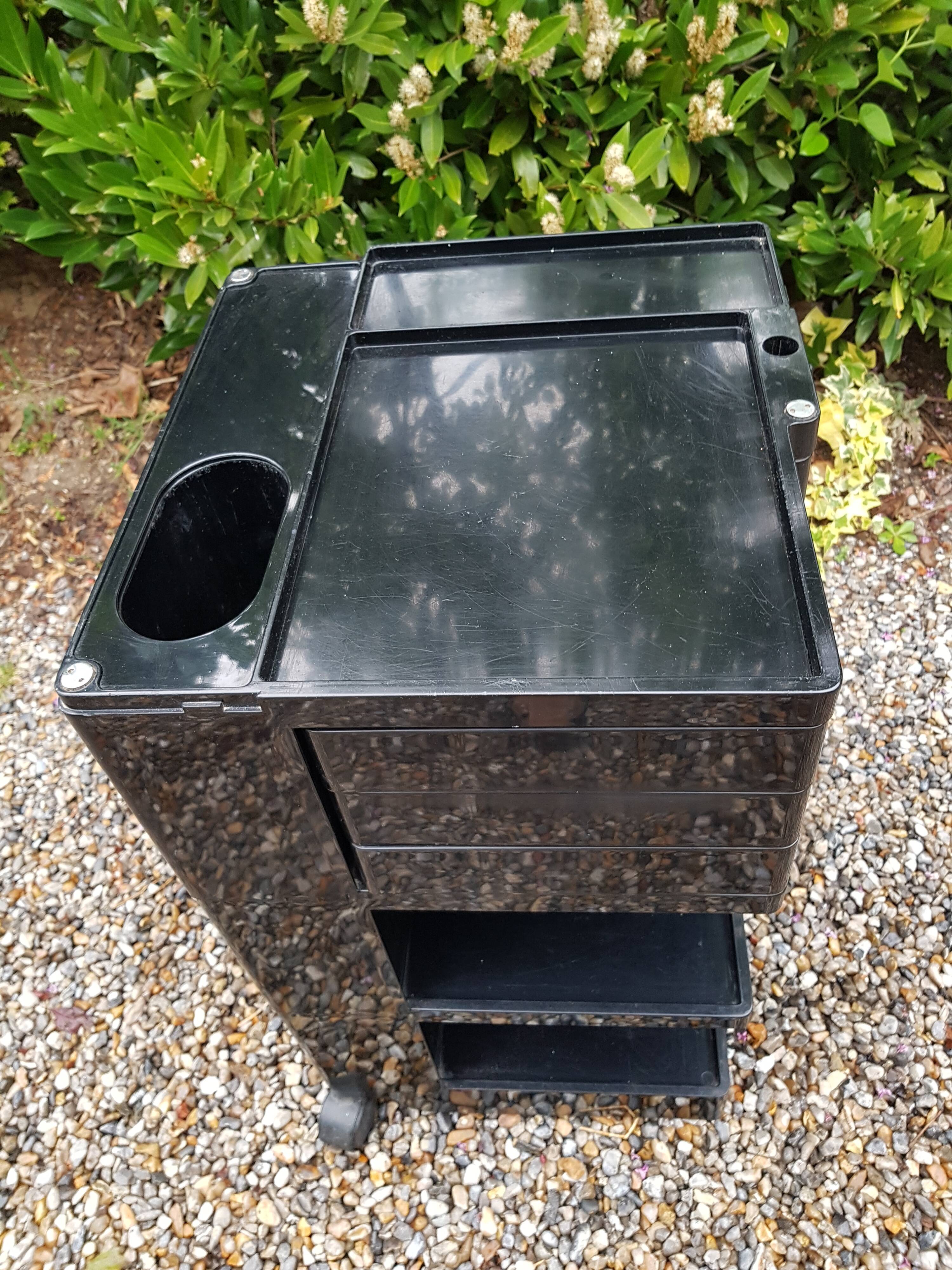 Joe Colombo black serving table