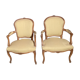 Pair baroque armchairs