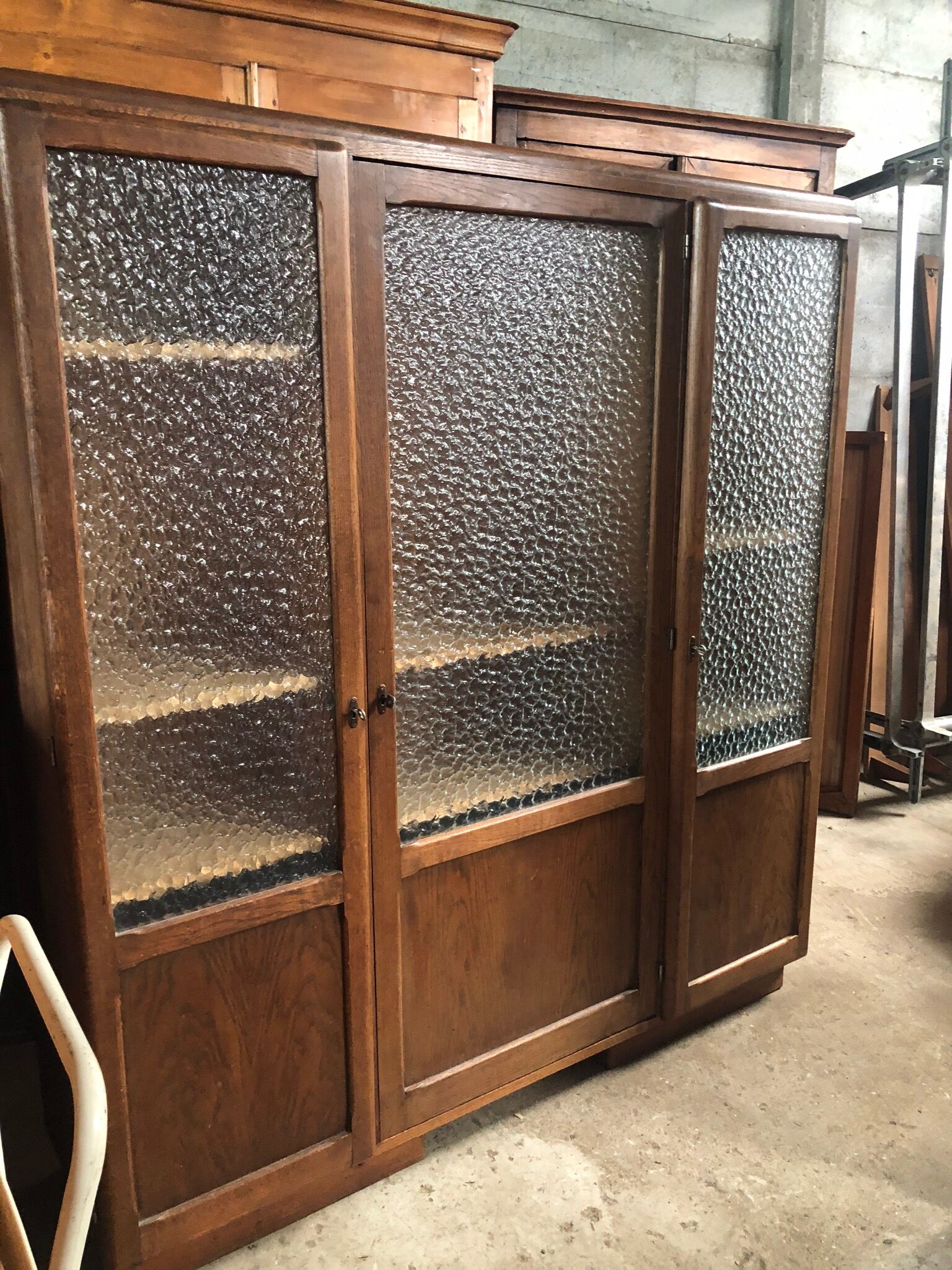 Vintage 40 years glass Cabinet