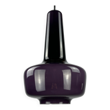 Purple opaline glass suspension KRETA for Holmegaard by Jacob Bang