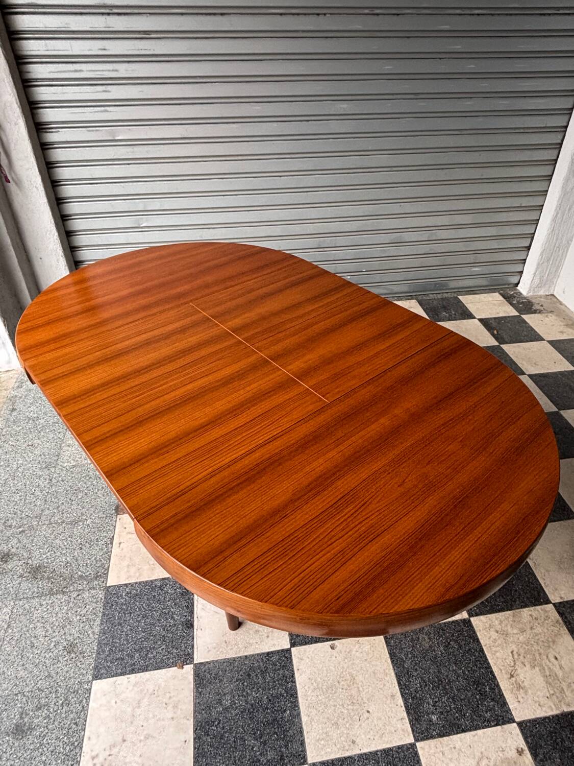 Table extensible en teck vintage