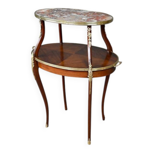 table à thé en placage - xxe