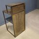 Vintage brass bar counter by Belgochrom, 1970s