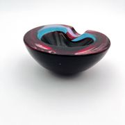 Sommerso Flavio Poli Murano 1960 Ashtray Bowl