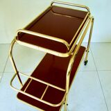 Vintage dessert with serving tray