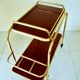 Vintage dessert with serving tray