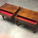 Table de chevet scandinave 1960 bout canapé scandinave vintage