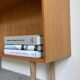 Bibliothèque vintage en chêne