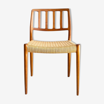Chaise no 83 Niels Otto Moller pour JL M’olers Mobelfabrik, design danois, années 60