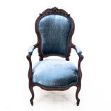 A pair of armchairs, France, around 1900.