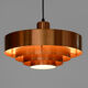 Pendant light Roulet by Jo Hammerborg for Fog & Mørup. Denmark 1960s.