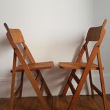 Folding baumann chair
